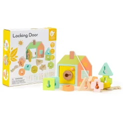 Houten Slot Openen Vormenspel, 11dlg.-Classic World Online