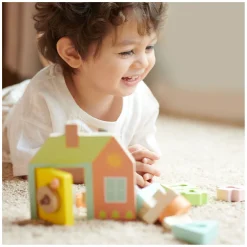 Houten Slot Openen Vormenspel, 11dlg.-Classic World Online