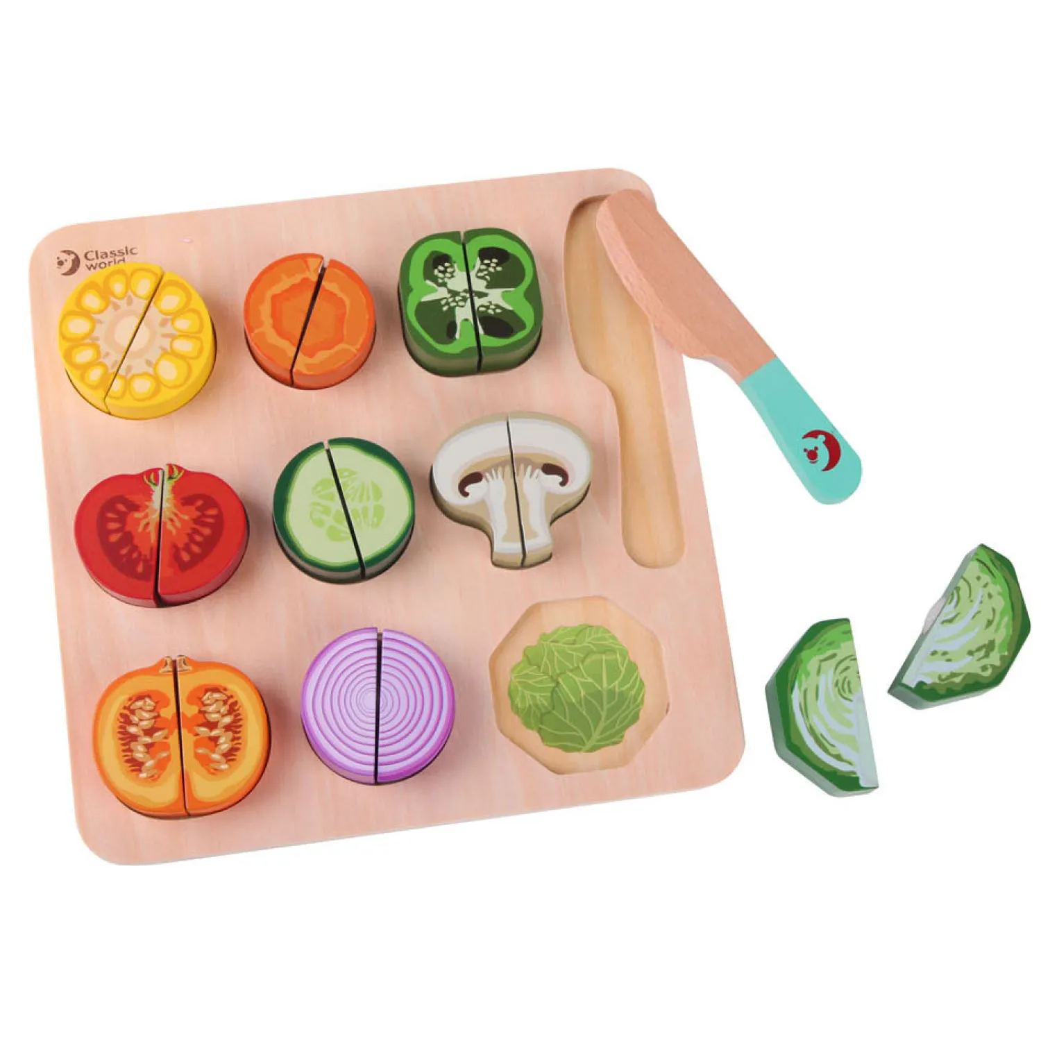 Houten Snijgroente, 20dlg.>Classic World Best