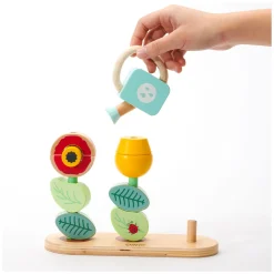 Houten Stapel Puzzel Bloementuin, 11dlg.-Classic World Best