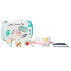 Houten Tandarts Set in Opbergtas - 10 dlg.><noscript><img width=