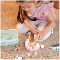 Houten Tandarts Set in Opbergtas - 10 dlg.><noscript><img width=