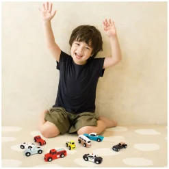 Classic World Houten Tour Auto's Set, 3st. Discount