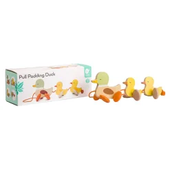 Houten Trekfiguur Eenden><noscript><img width=