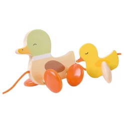 Houten Trekfiguur Eenden><noscript><img width=