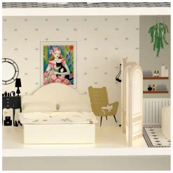 Houten Vintage Poppenhuis, 36dlg.><noscript><img width=