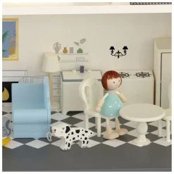 Houten Vintage Poppenhuis, 36dlg.><noscript><img width=