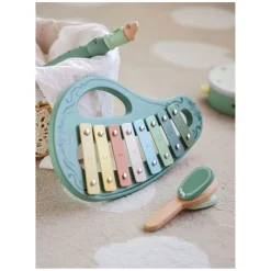 Houten Vintage Muziekinstrumenten Set, 5dlg.-Classic World Sale