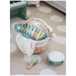 Houten Vintage Muziekinstrumenten Set, 5dlg.-Classic World Sale