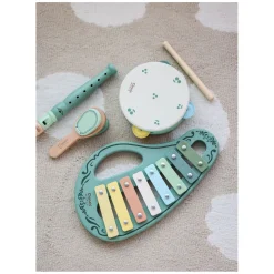 Houten Vintage Muziekinstrumenten Set, 5dlg.-Classic World Sale