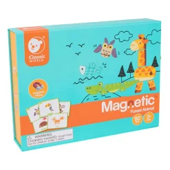 Classic World Magneetspel Bosdieren, 60dlg. Sale
