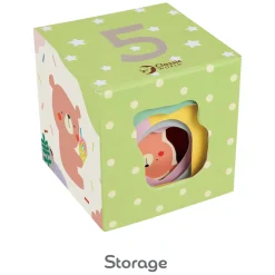 Stapelblokken met Bosdieren, 10dlg.-Classic World New