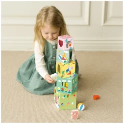 Stapelblokken met Bosdieren, 10dlg.-Classic World New