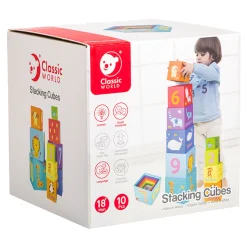 Stapelblokken Cijfers en Dieren, 10dlg.>Classic World Best