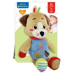 Baby Mijn Eerste Dierenknuffel - Hond-Clementoni New