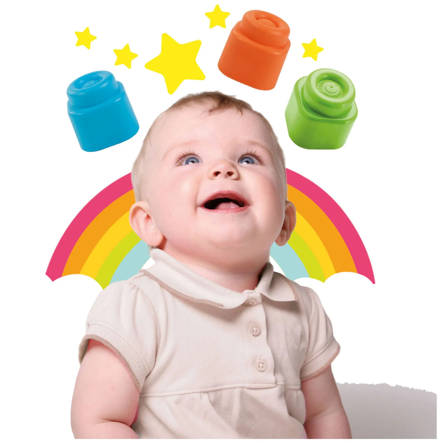 Clementoni Baby Soft Clemmy Blokken met Opbergtas - 40dlg. Clearance