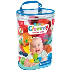 Baby Soft Clemmy Blokken met Opbergtas - 20dlg.>Clementoni New