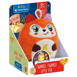 Clementoni Baby Twinkle Winkle  Kleine Vos Knuffel Nachtlamp New