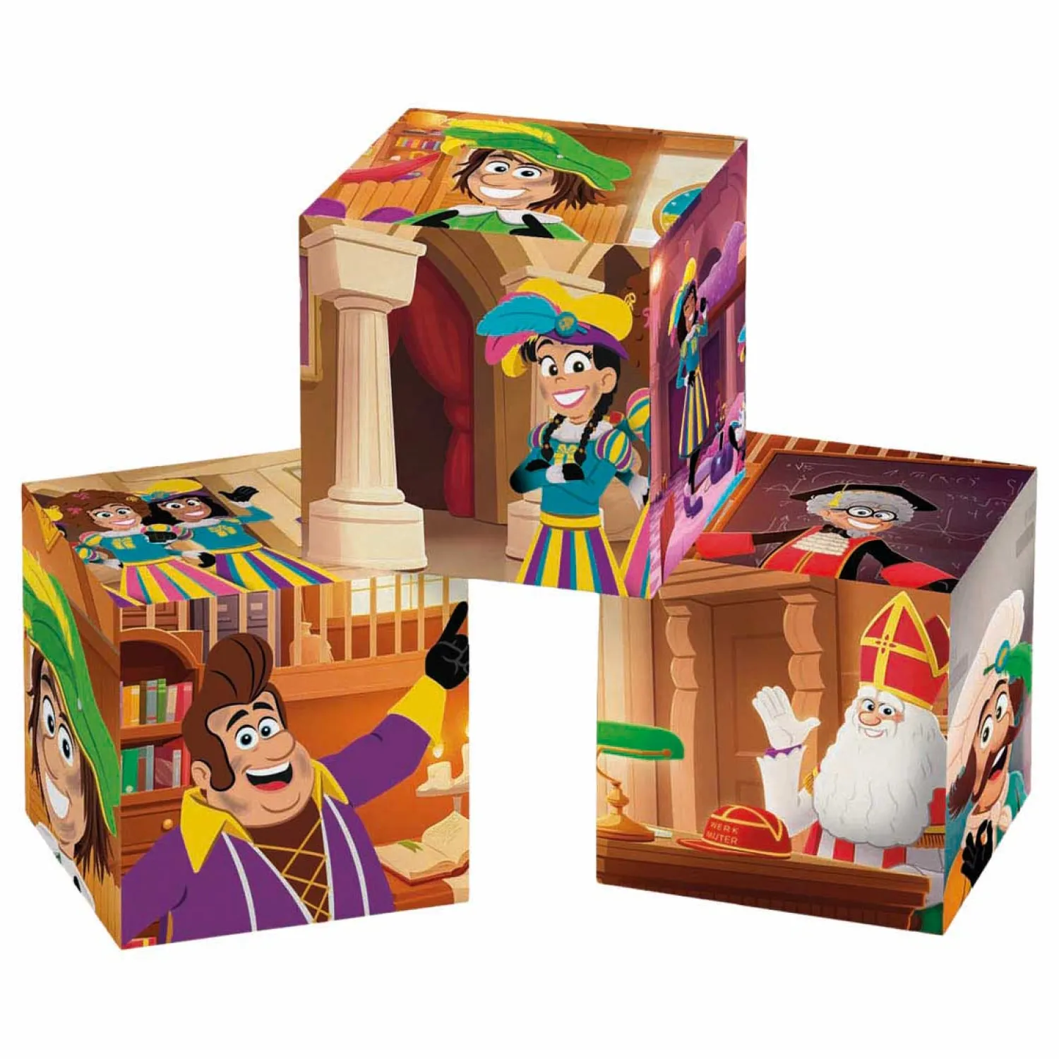 Blokkenpuzzel Sinterklaas - 12st.-Clementoni Online