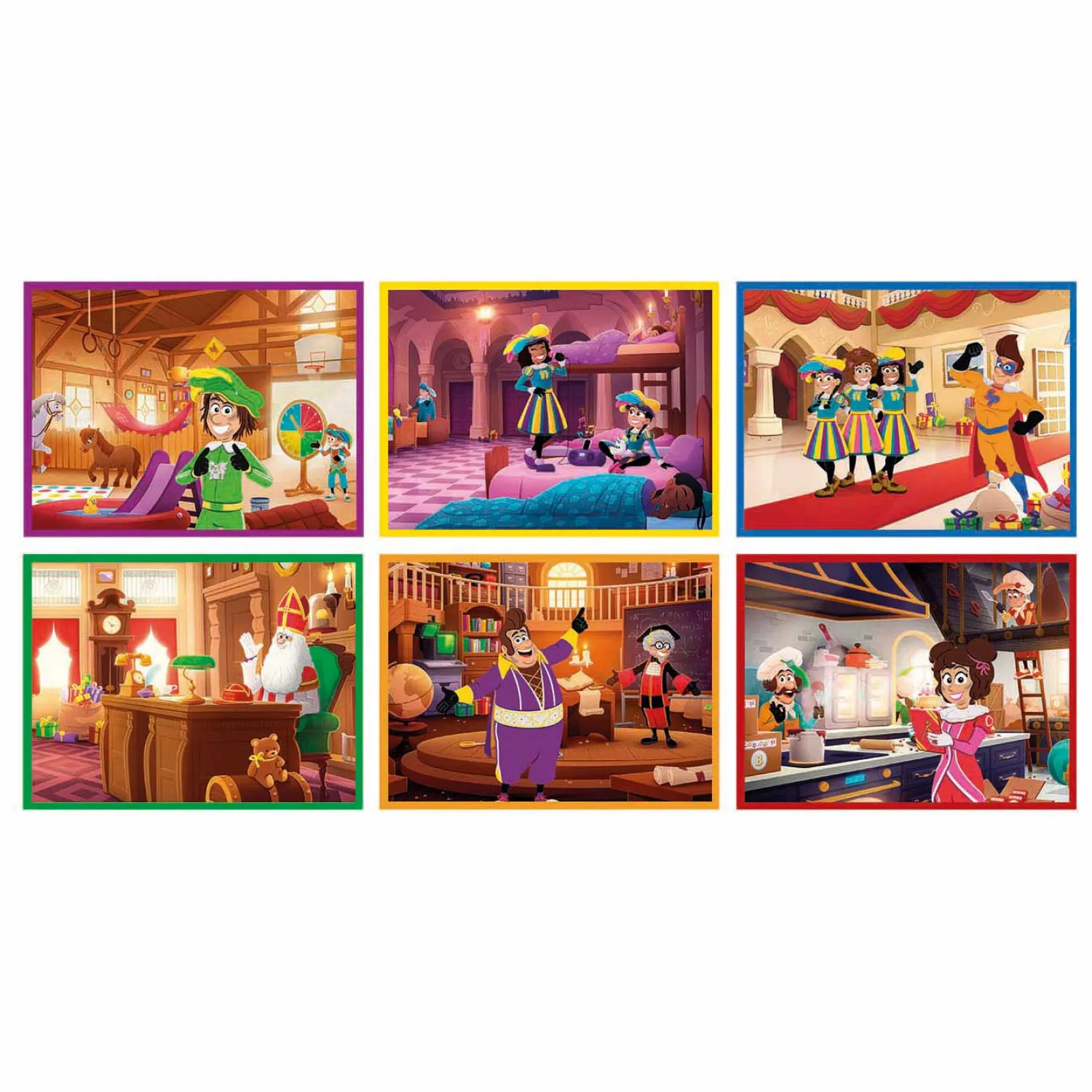 Blokkenpuzzel Sinterklaas - 12st.-Clementoni Online