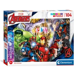 Brilliant Puzzel Marvel Superhelden, 104st.-Clementoni Outlet