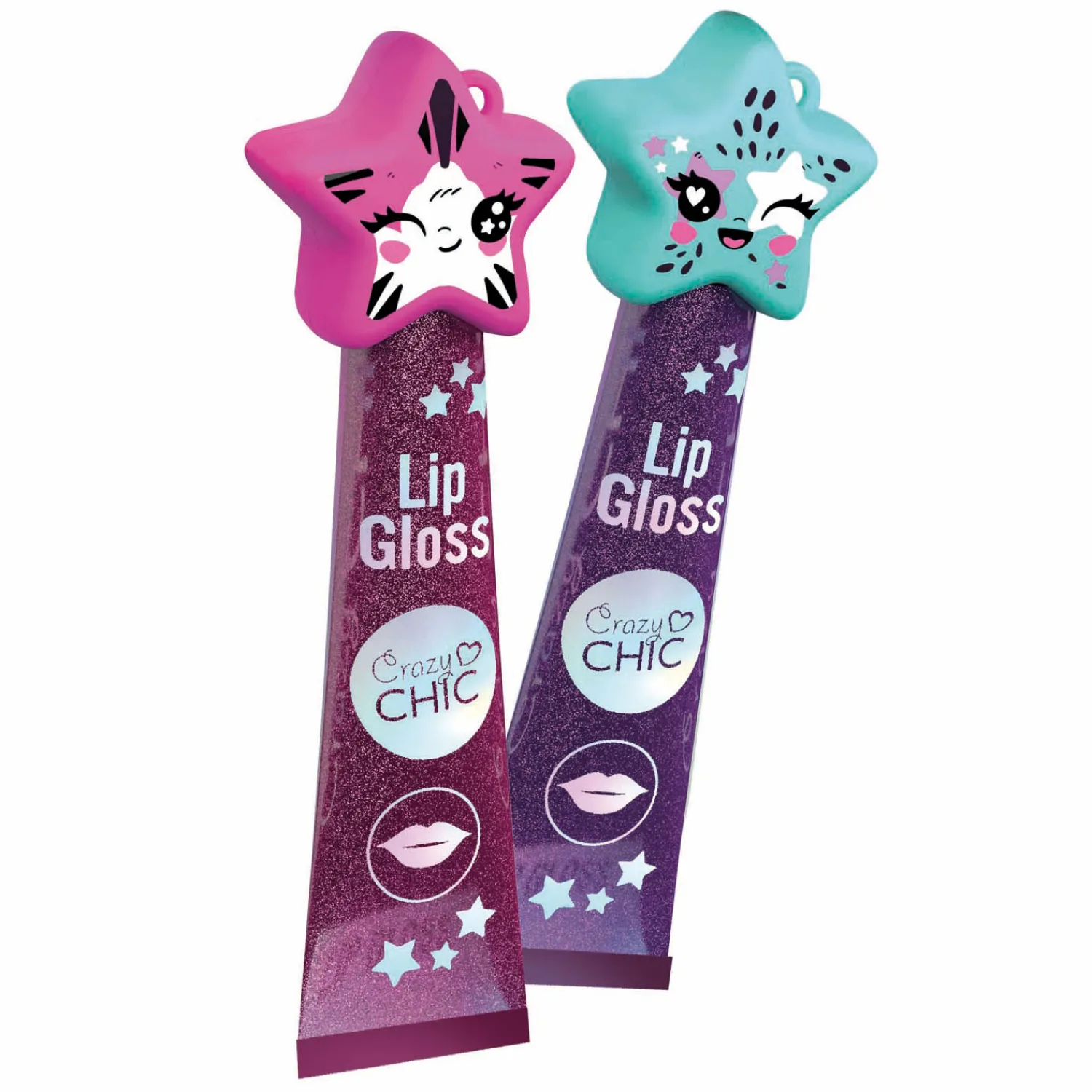 Crazy Chic Lipgloss Ster Paars/Blauw-Clementoni Clearance
