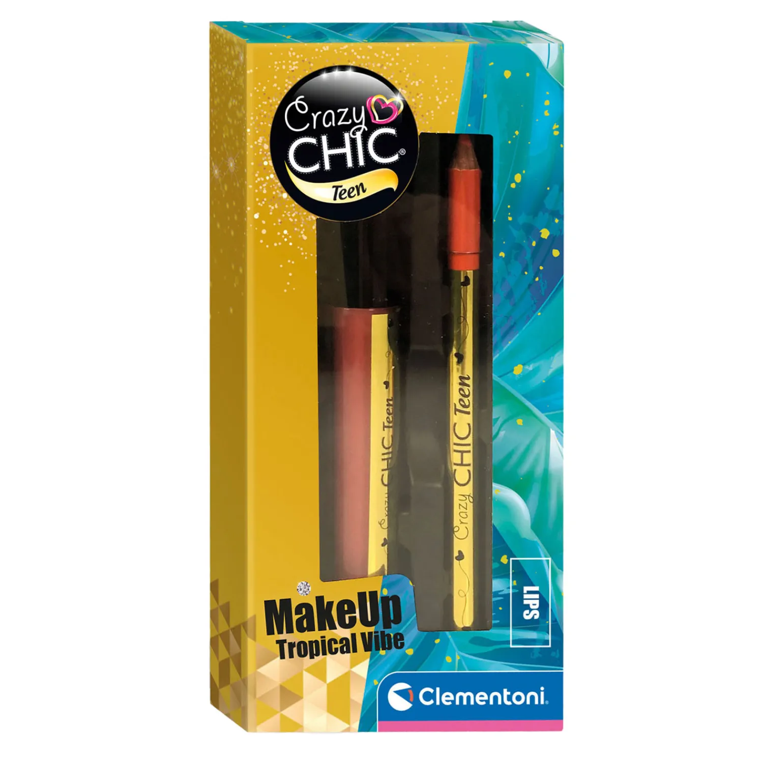 Crazy Chic Lipgloss en Lippotlood Tropical Vibe, 2st.-Clementoni Discount