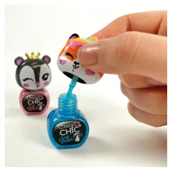 Crazy Chic Nagellak Blauw/Rood, 2st.-Clementoni New
