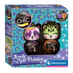 Crazy Chic Nagellak Oranje/Paars, 2st.>Clementoni Outlet