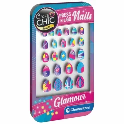 Crazy Chic Press & Go Nagels - Glamour-Clementoni Best