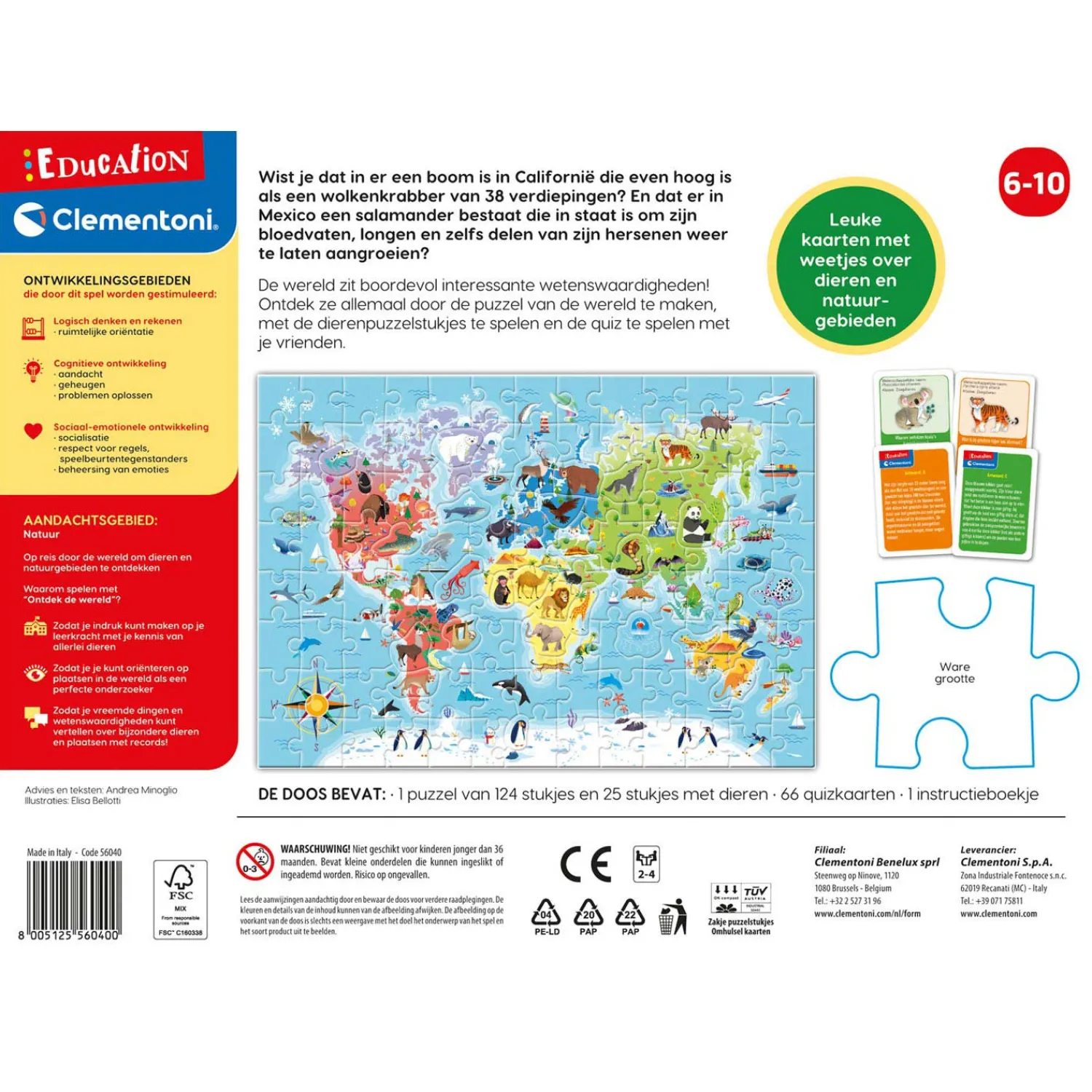 Education - Ontdek de Wereld>Clementoni New