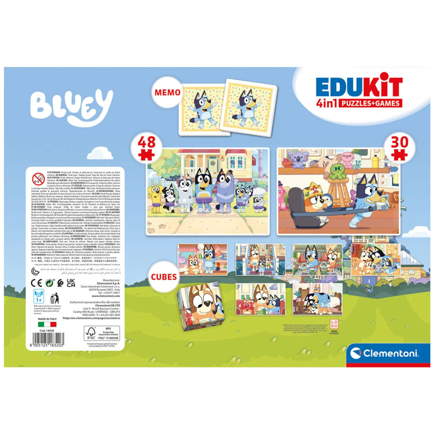 Clementoni Edukit 4in1 Bluey Discount