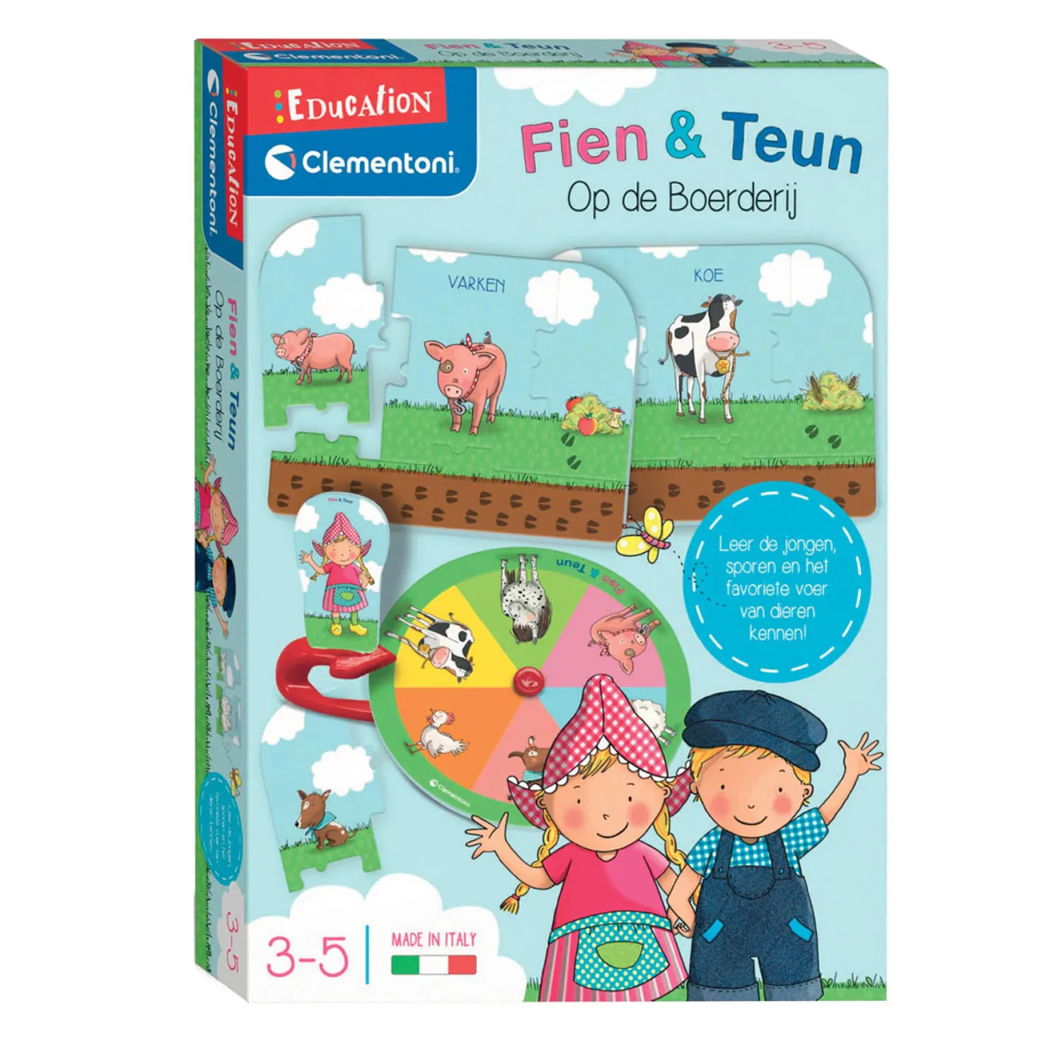 Fien & Teun Boerderij Educatief Spel>Clementoni Sale