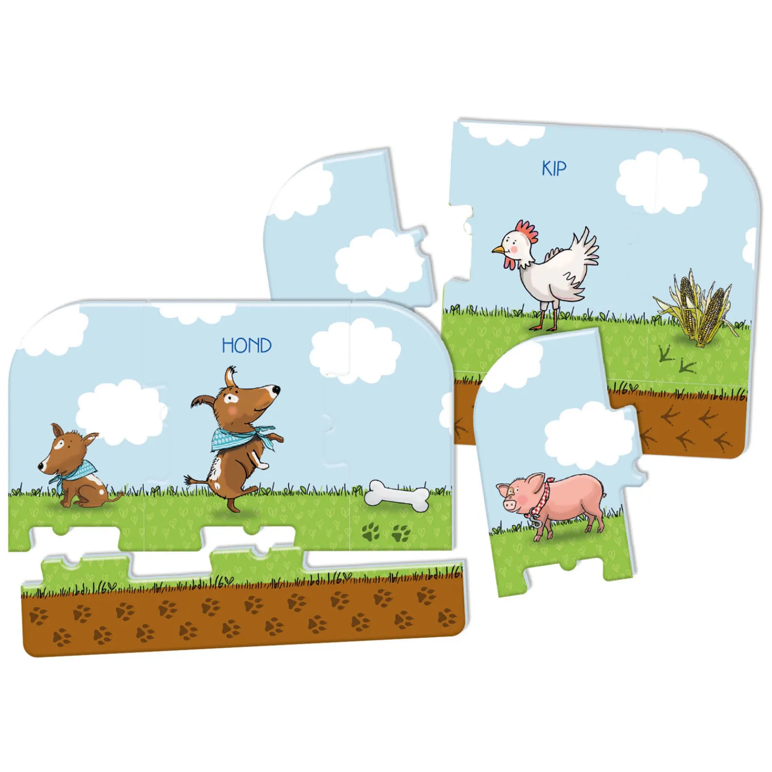 Fien & Teun Boerderij Educatief Spel>Clementoni Sale