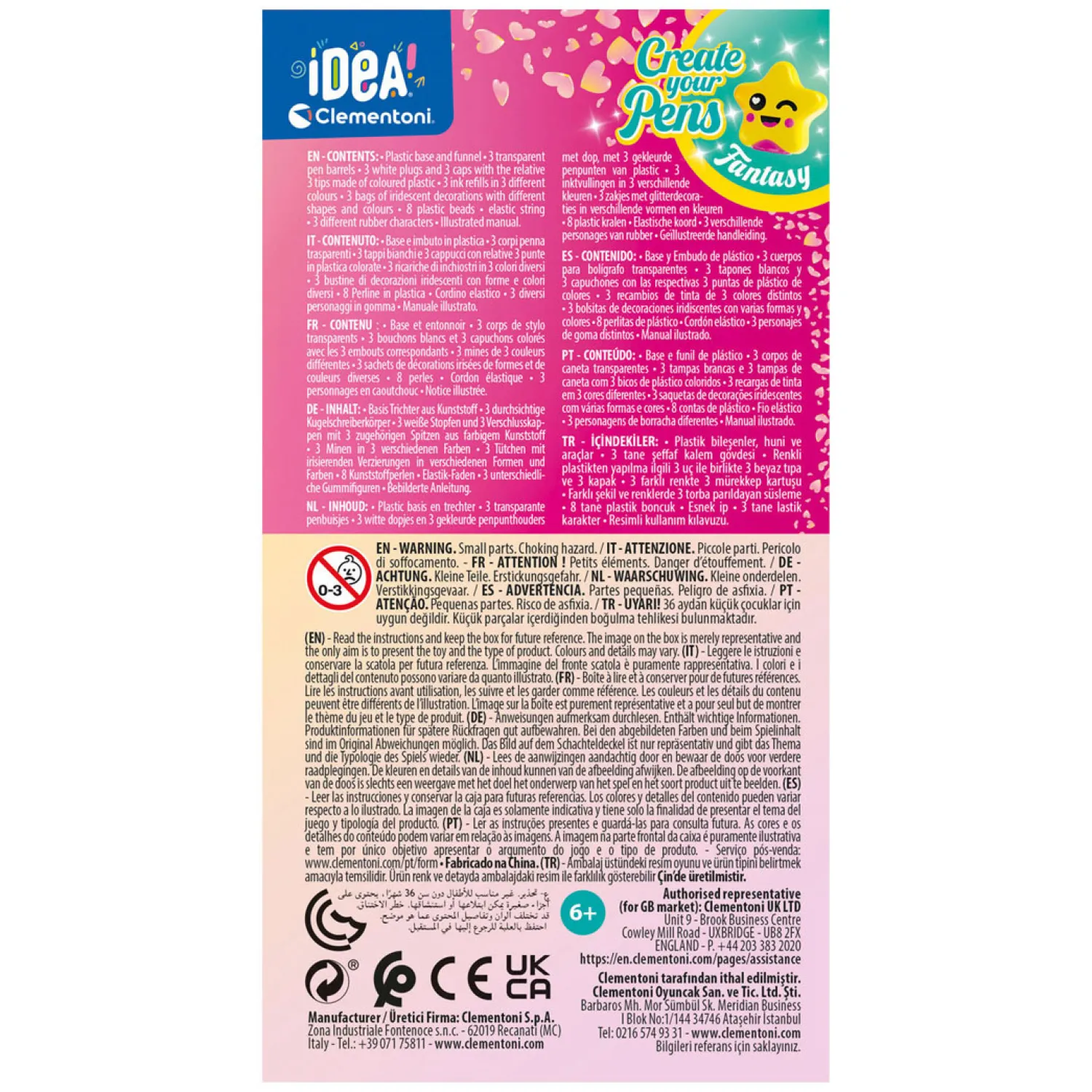 Clementoni Idea Maak je eigen Pennnen Fantasie Sale