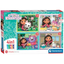4in1 Puzzel Gabby's Poppenhuis-Clementoni Discount