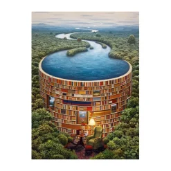 Legpuzzel Bibliodame, 1000st.>Clementoni Discount