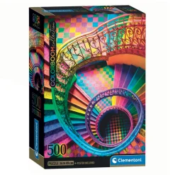Clementoni Legpuzzel Compact Colorboom Trap, 500st. Clearance