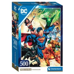 Legpuzzel DC Comics Justice League, 500st.-Clementoni Hot