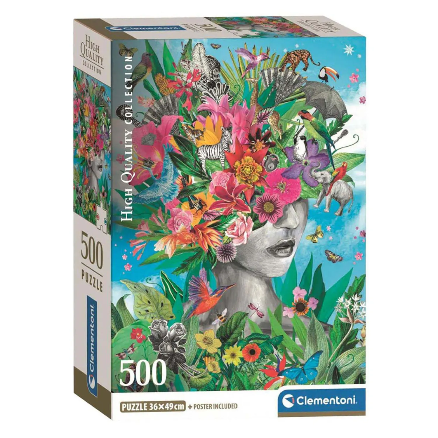 Clementoni Legpuzzel Head in the Jungle, 500st.