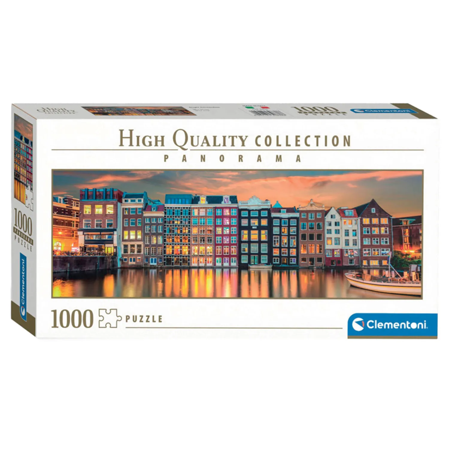 Legpuzzel Panorama Bright Amsterdam, 1000st.-Clementoni Outlet