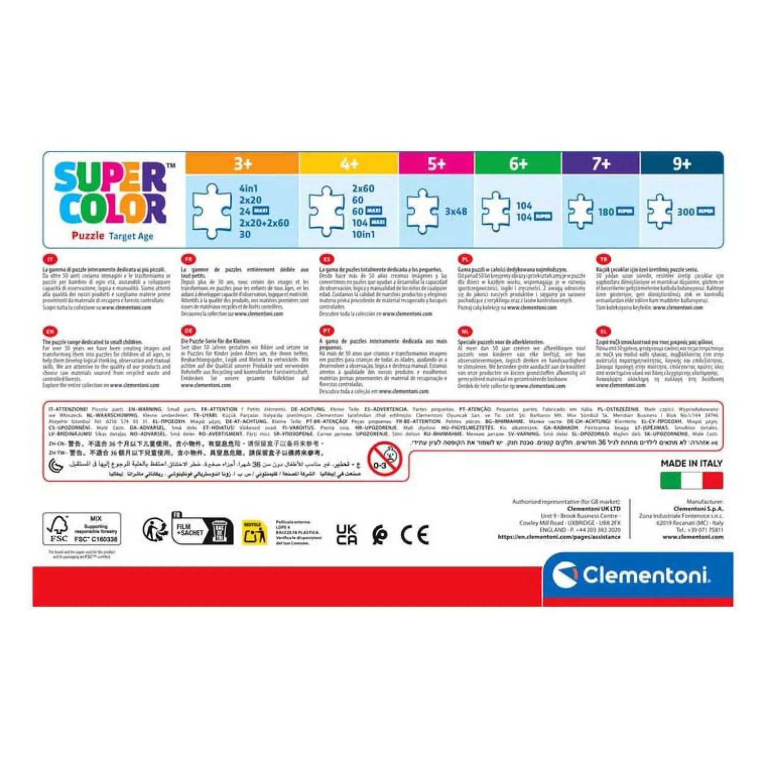 Legpuzzel Stitch, 2x60st.>Clementoni