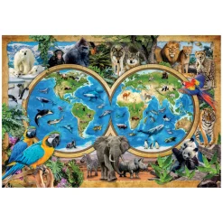 Legpuzzel Super Color The Wonderful Animal World, 300st.>Clementoni New