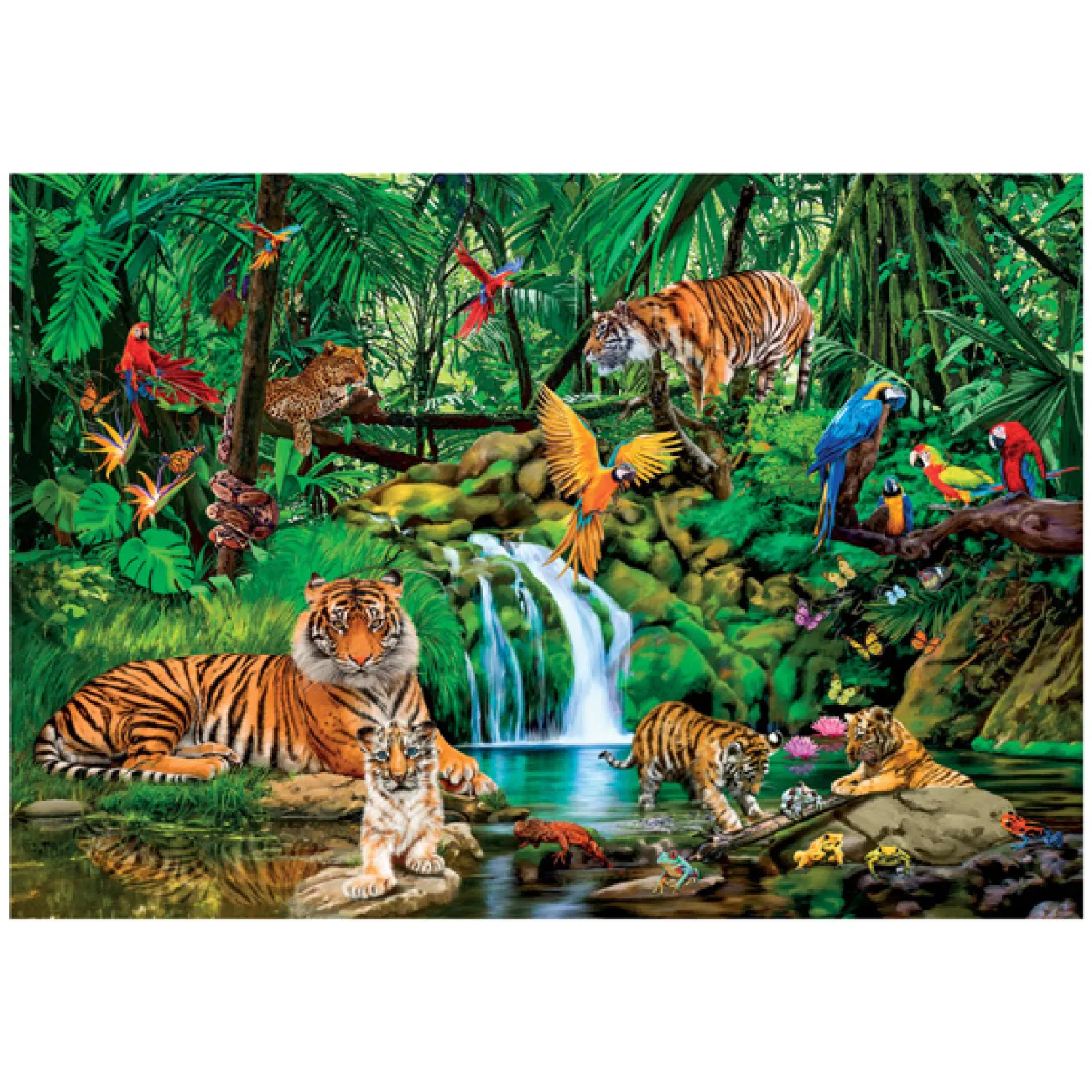 Legpuzzel Super Color The Jungle Retreat, 300st.>Clementoni Sale