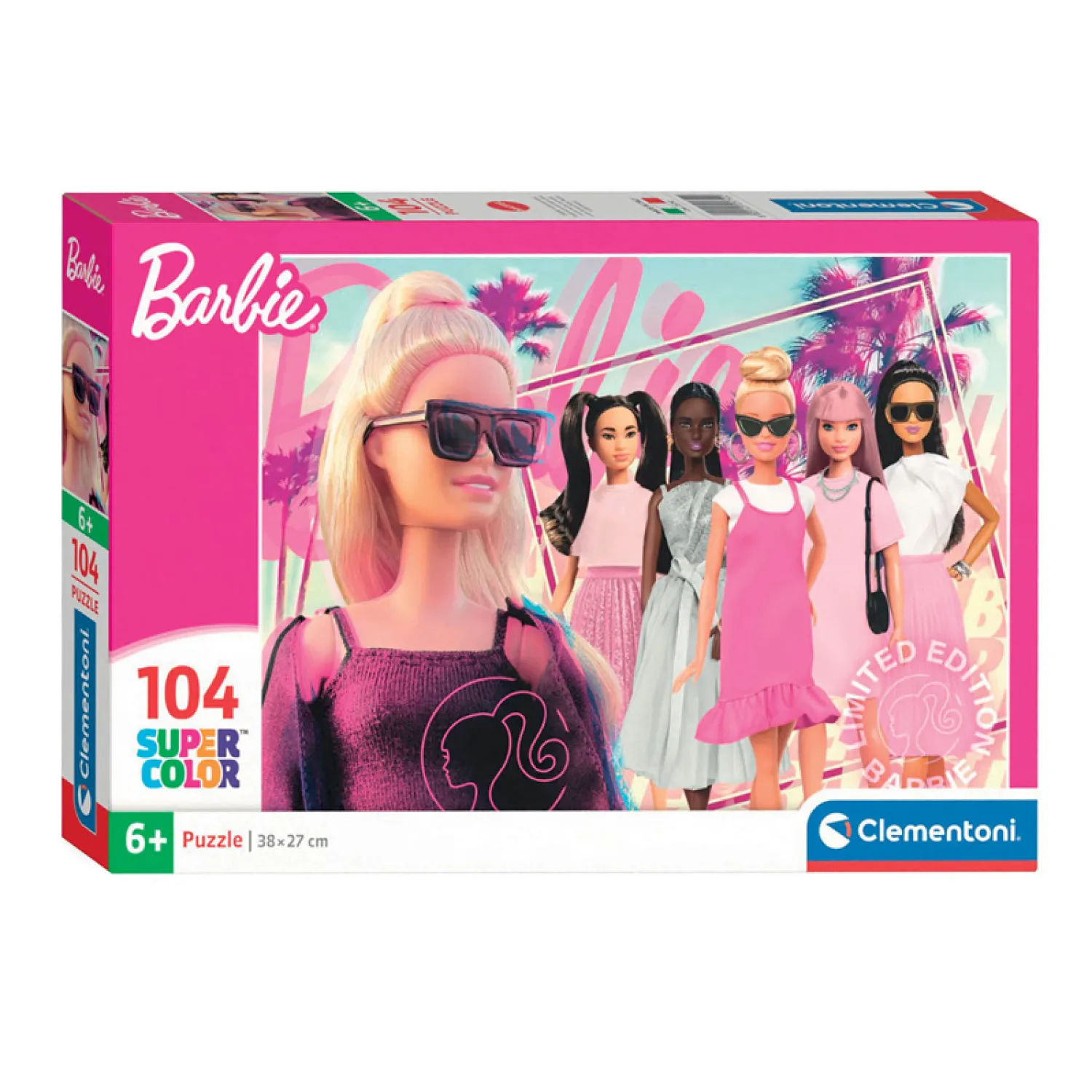 Legpuzzel Super Color Barbie, 104st.-Clementoni Best