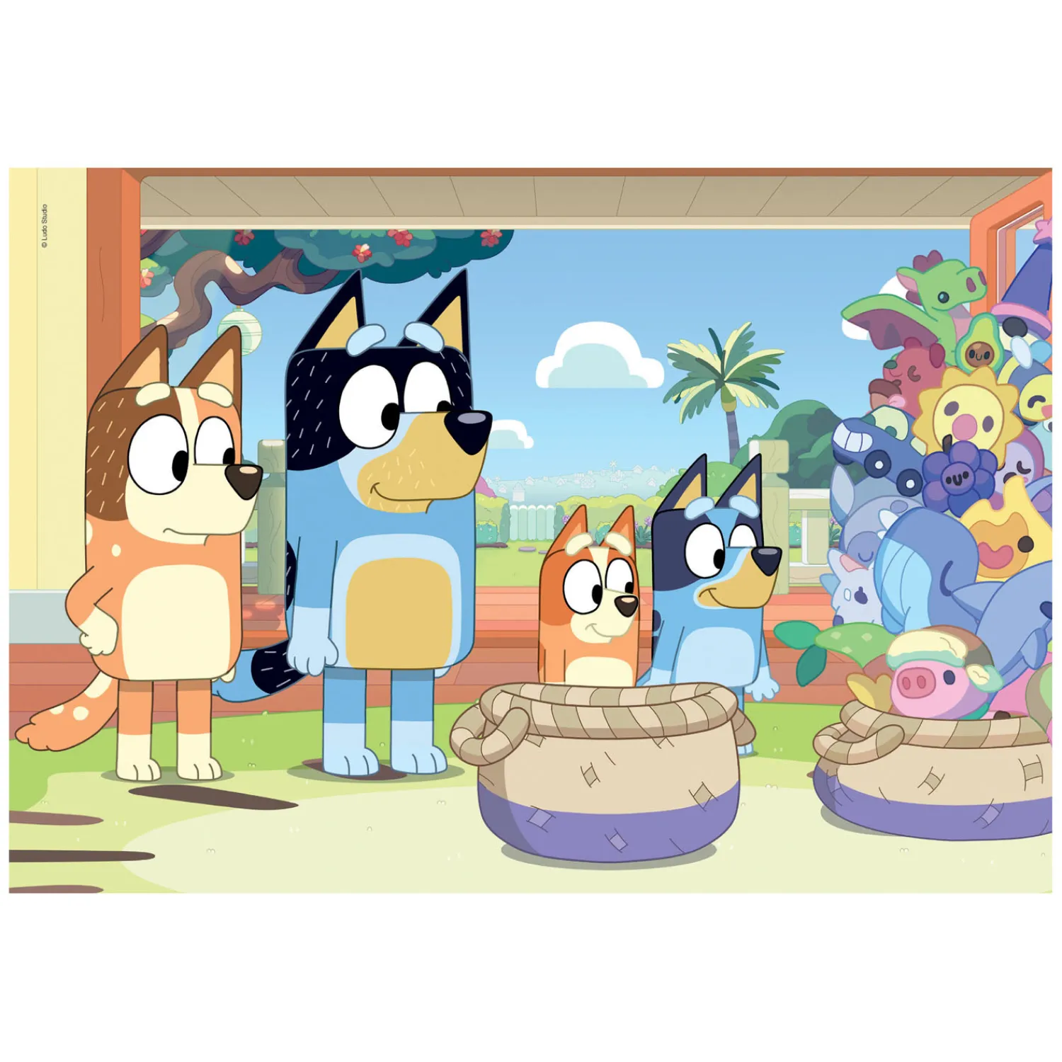 Legpuzzel Super Color Bluey, 2x20st.-Clementoni Outlet