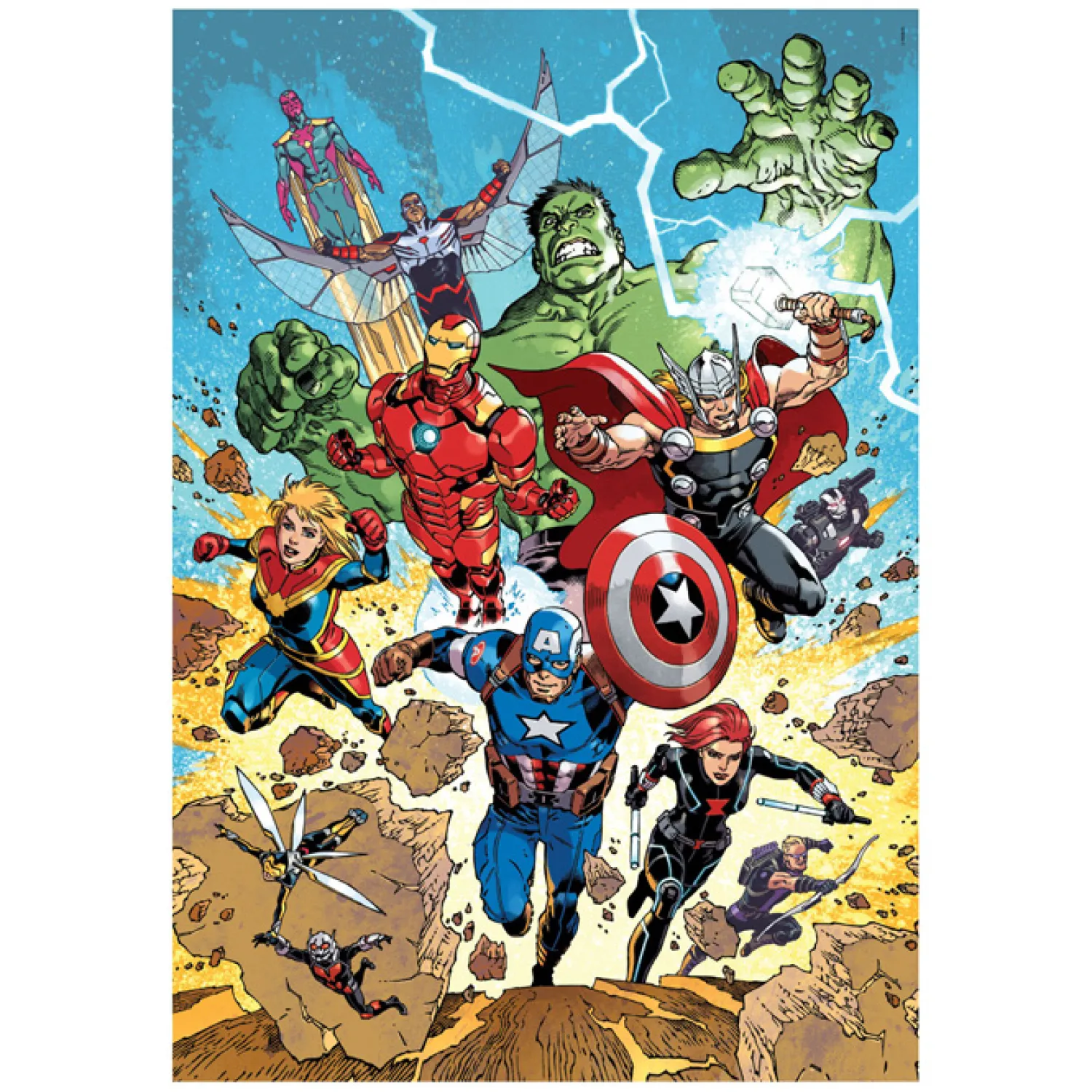 Clementoni Legpuzzel Super Color The Avengers, 300st. New