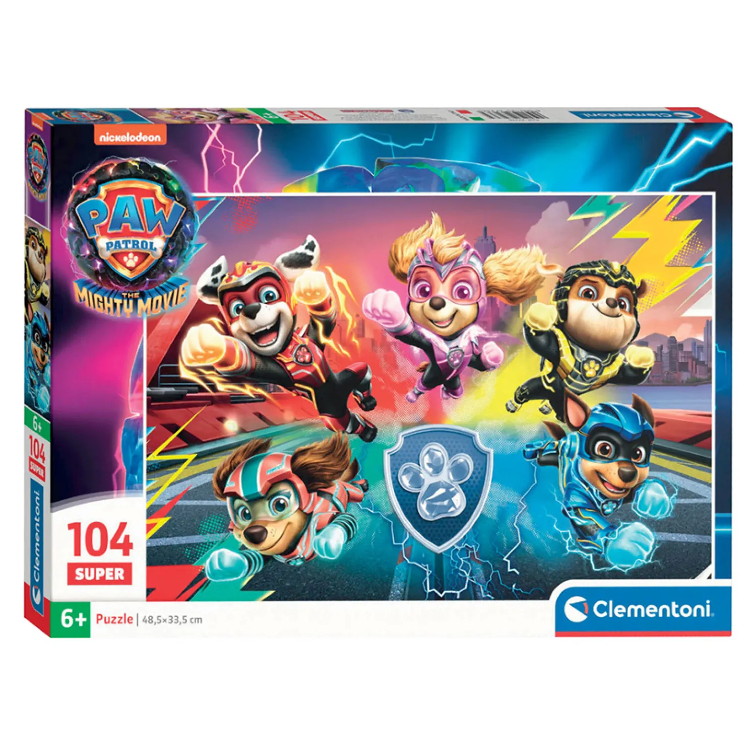 Clementoni Legpuzzel Super Color PAW Patrol The Mighty Movie, 104st. Discount