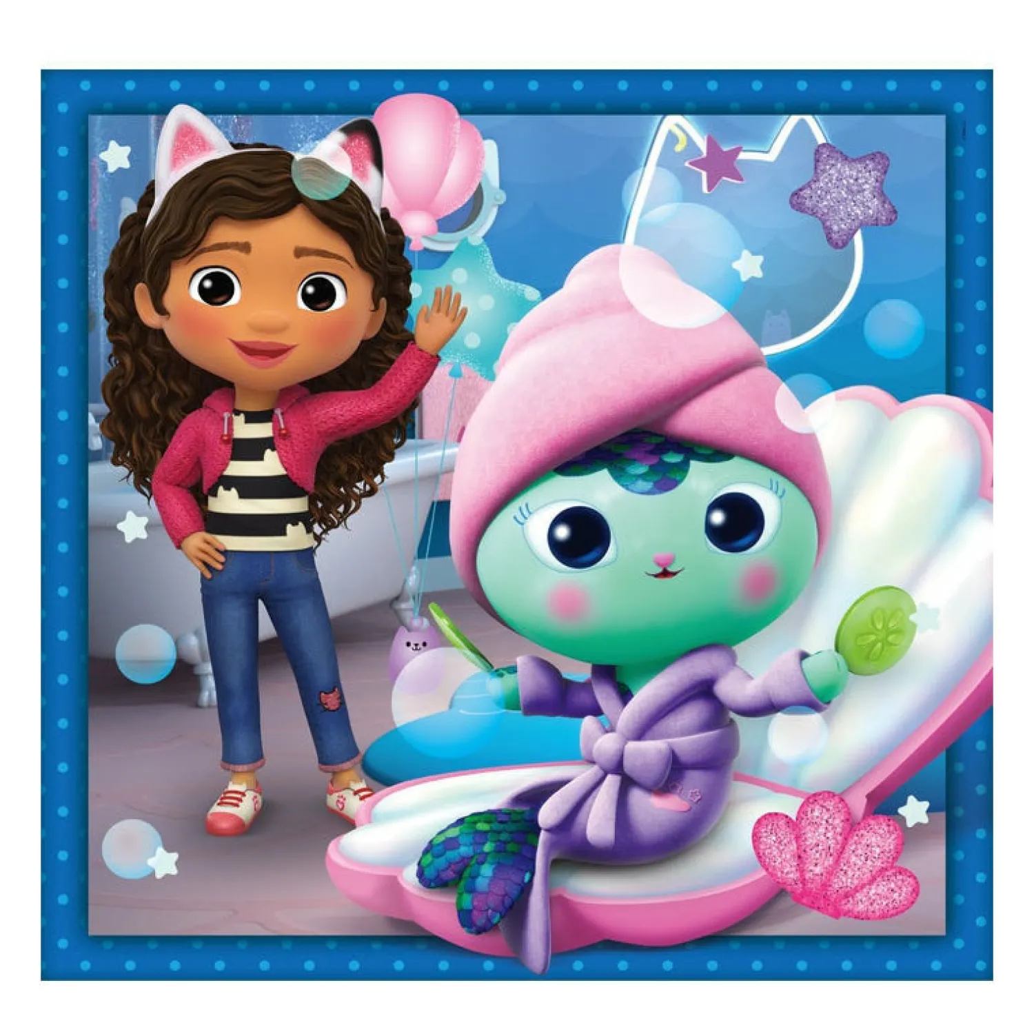 Legpuzzel Super Color Vierkant Gabby's Poppenhuis II, 3x48st.-Clementoni Online