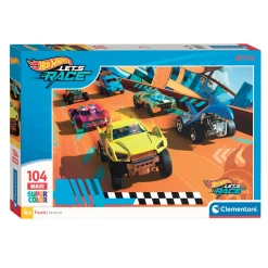 Clementoni Legpuzzel Super Color Maxi Hot Wheels, 104st. Best